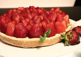 Tarte aux fraises rapide