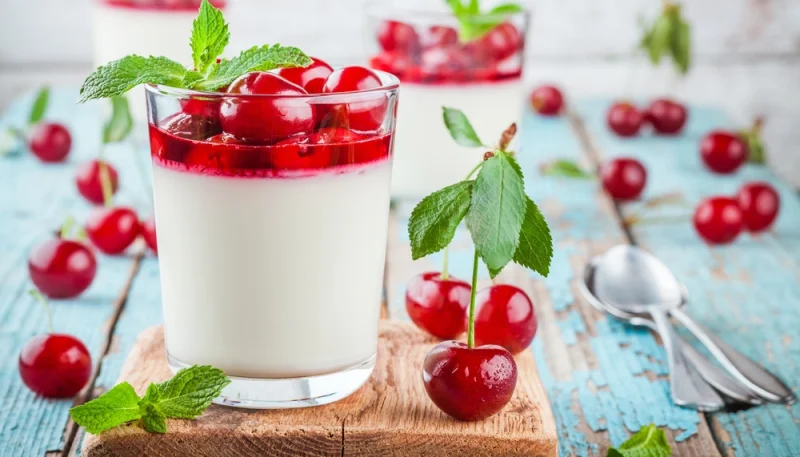 Riz au lait aux cerises et spéculoos