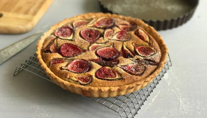 Tarte amandine aux figues