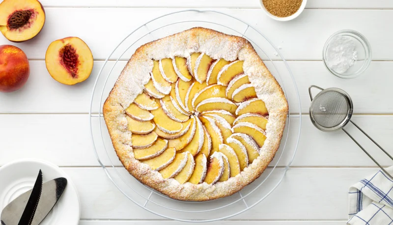 Tarte aux nectarines