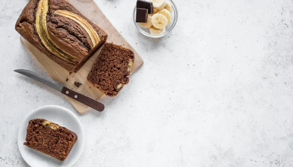Banana bread au chocolat