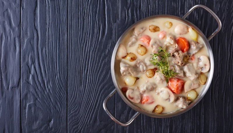 Blanquette végétarienne au seitan