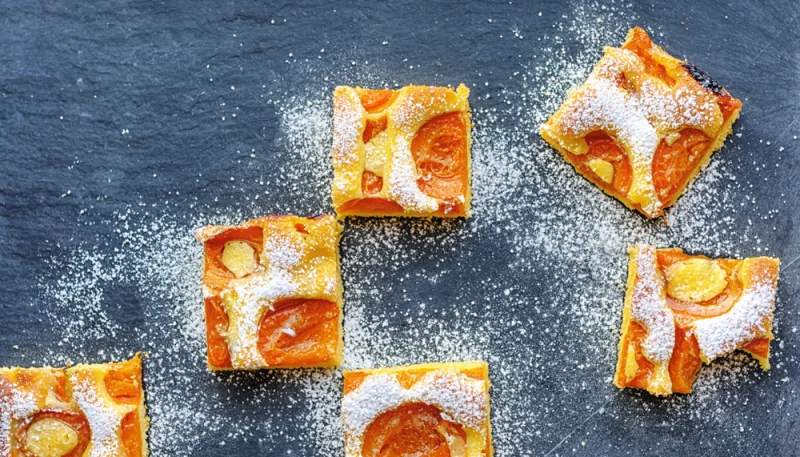 Carrés aux abricots