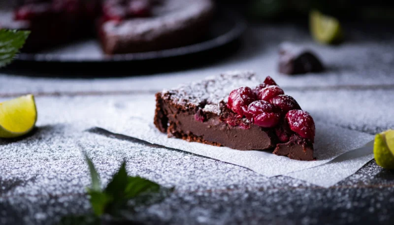 Clafoutis aux cerises et au Nutella