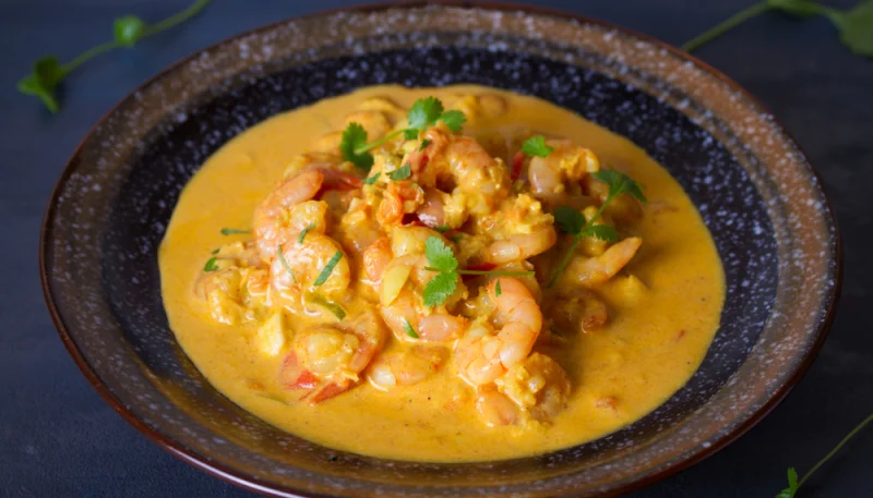 Fruits de mer au curry