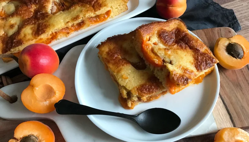 Gâteau minceur aux abricots