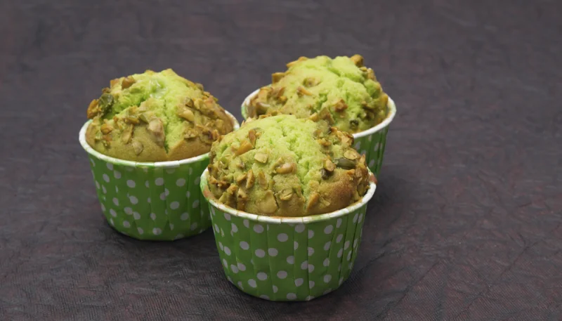 Muffins à la pistache