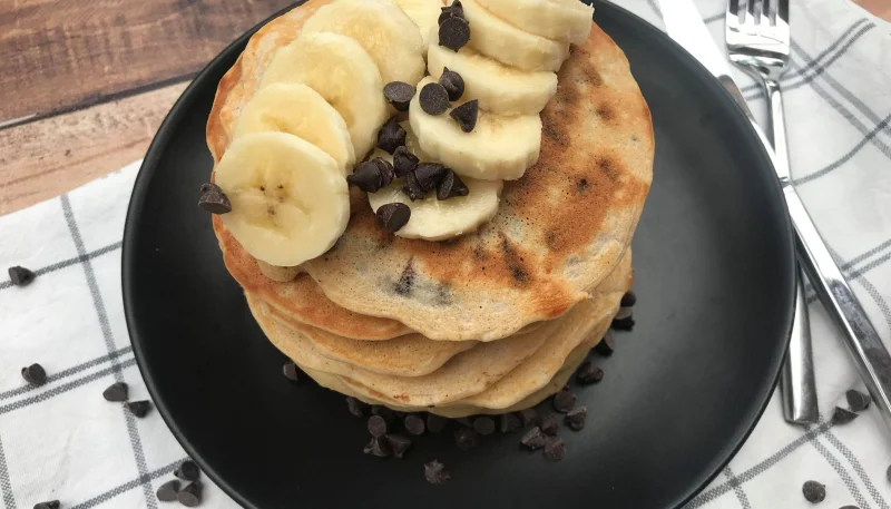 Pancakes aux pépites de chocolat