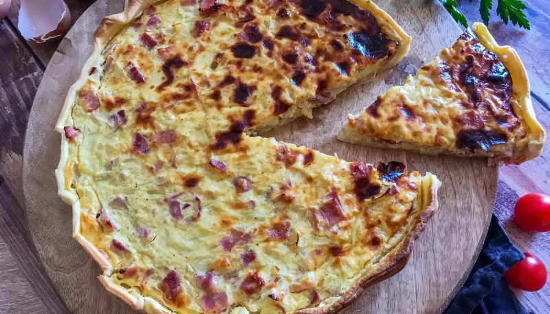 Quiche lorraine légère