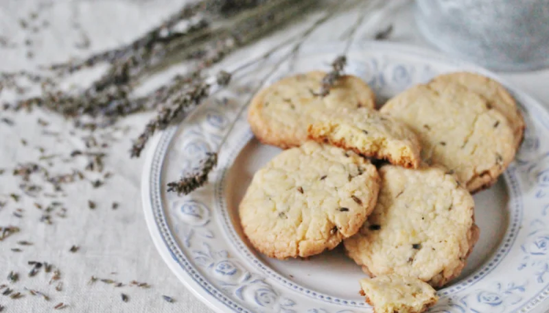 Sablés huile d'olive et lavande