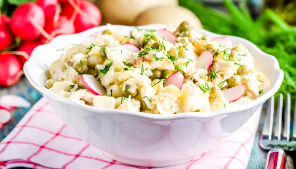 Salade de pommes de terre au radis