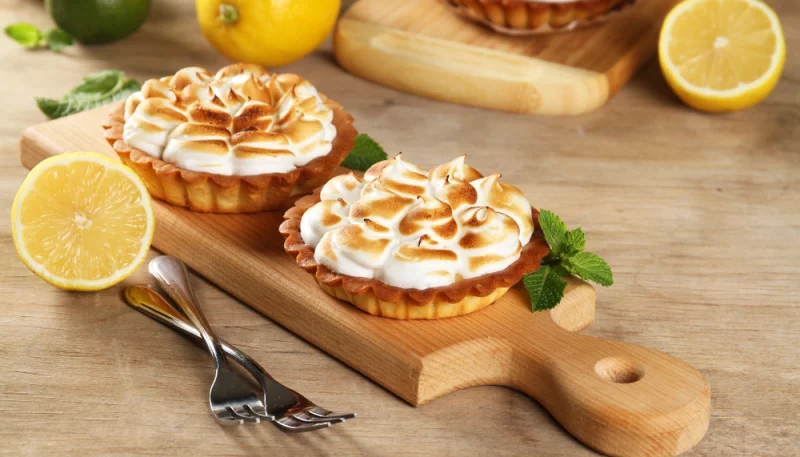 Tartelettes au citron meringuées