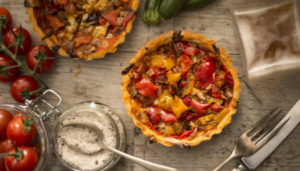 Tartelettes aux légumes du soleil