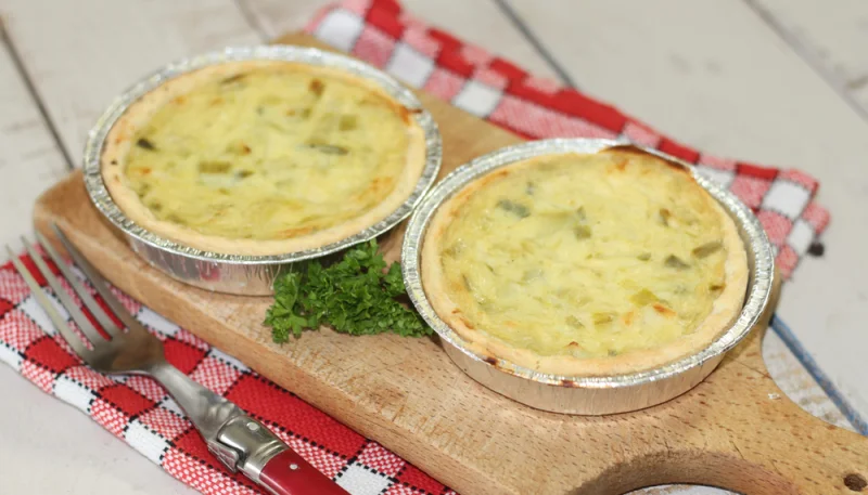 Tartelettes aux poireaux