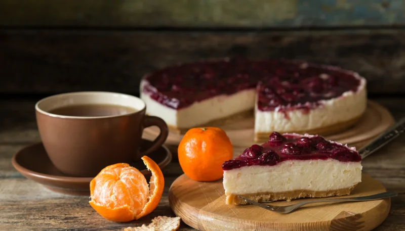 Cheesecake à la cerise