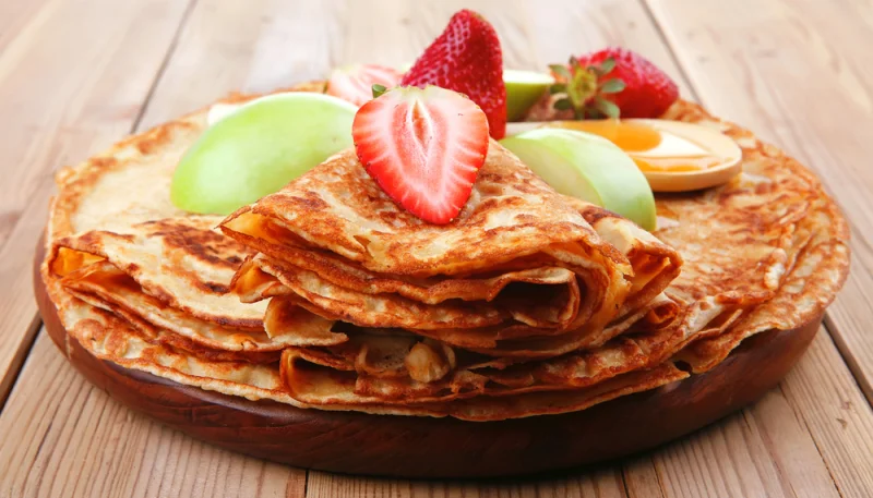 Crêpes aux fruits d'été