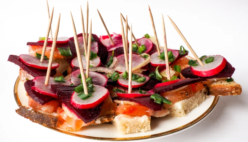 Duo de canapés apéritifs