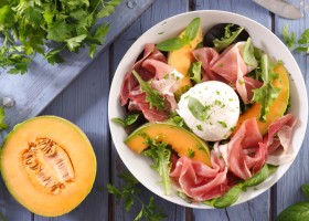 Salade de melon à l'italienne