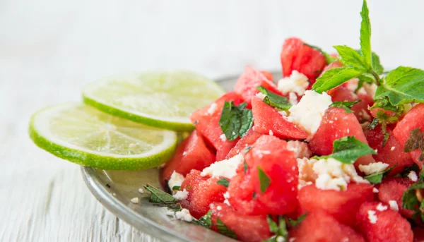Salade de pastèque et feta