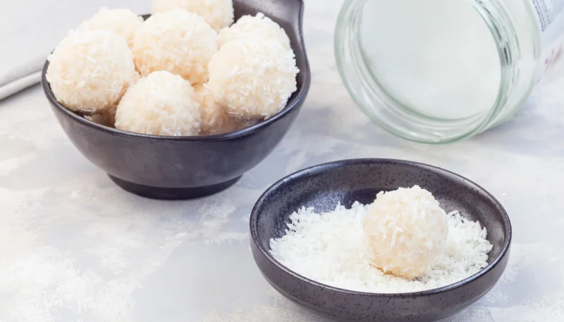 Boules de coco crémeuses