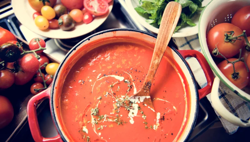 Sauce tomate à la crème 