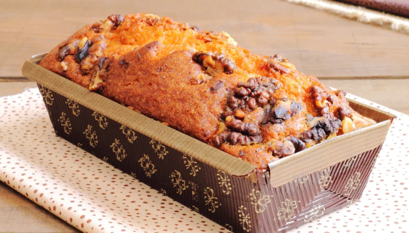 Cake à la banane et aux noix de pécan