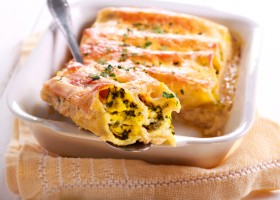 Cannellonis aux épinards et ricotta