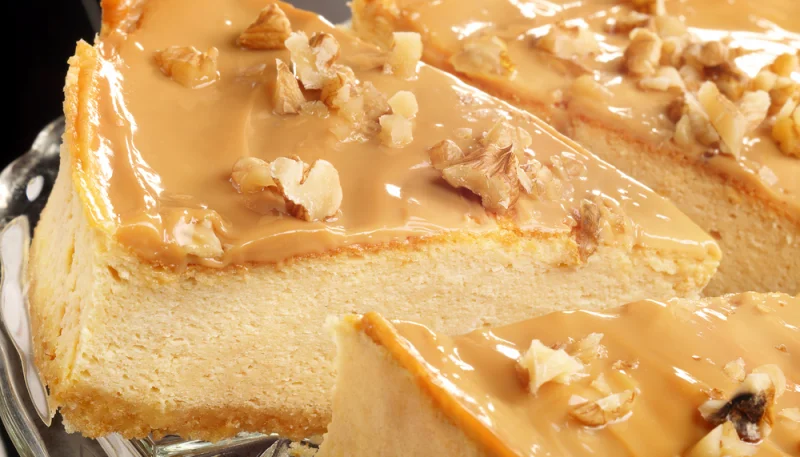 Cheesecake au caramel et spéculoos