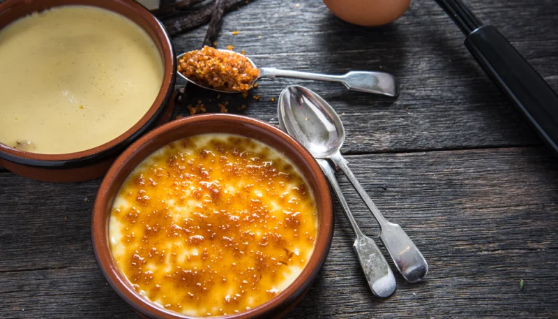 Crème brûlée à la vanille