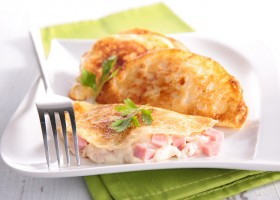 Crêpes au jambon et au comté