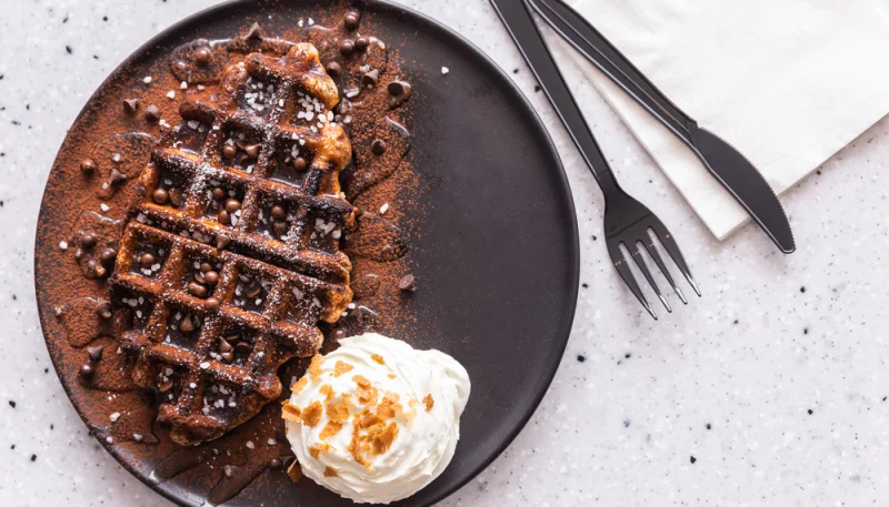 Gaufres au chocolat