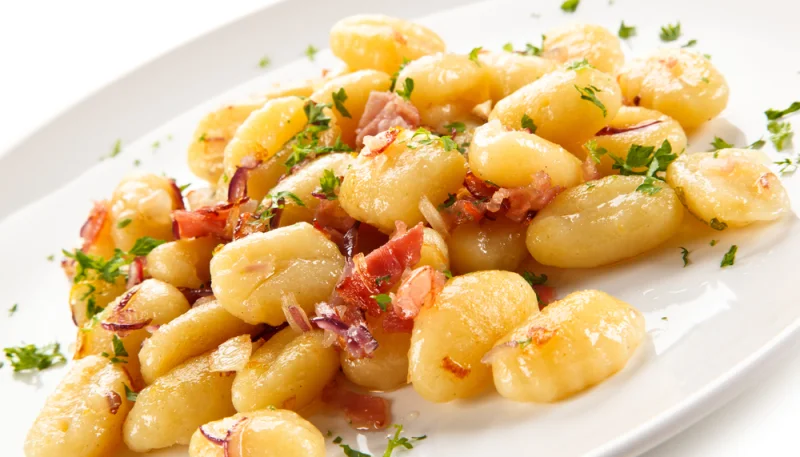 Gnocchis sauce bacon et munster