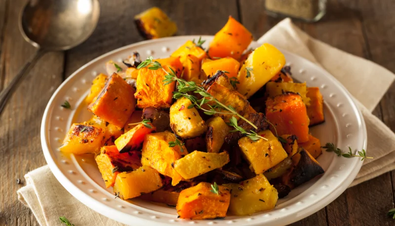 Légumes de saison rôtis au four