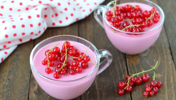 Mousse à la groseille