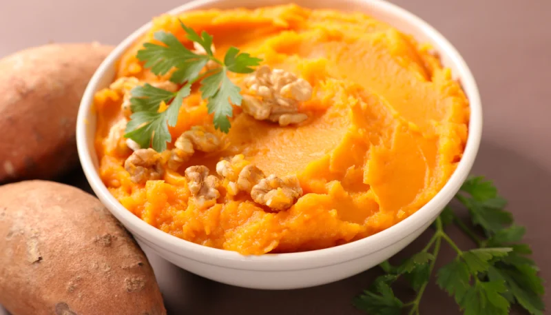 Purée de patate douce