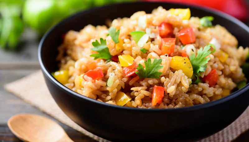 Riz frit végétarien