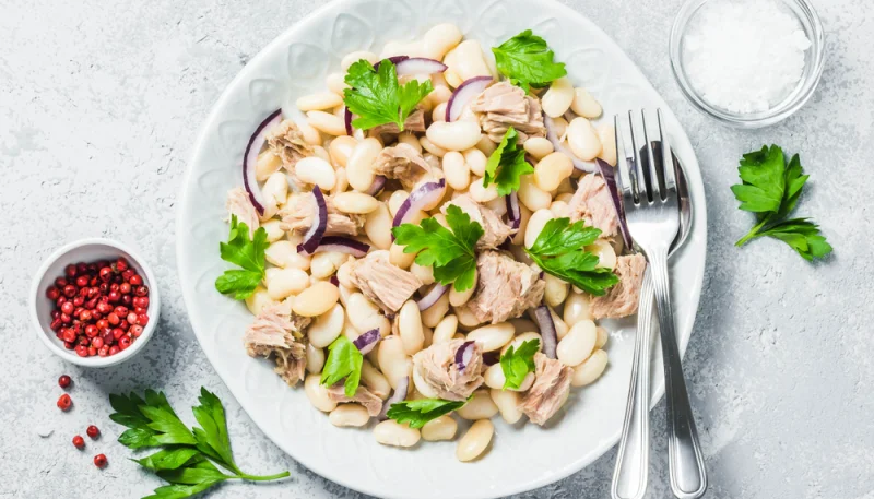 Salade de thon et haricots blancs