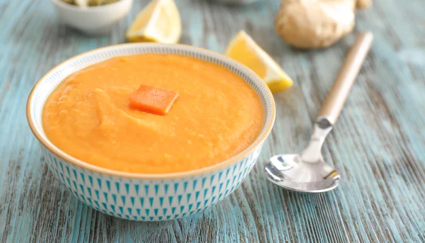 Velouté de carottes au gingembre