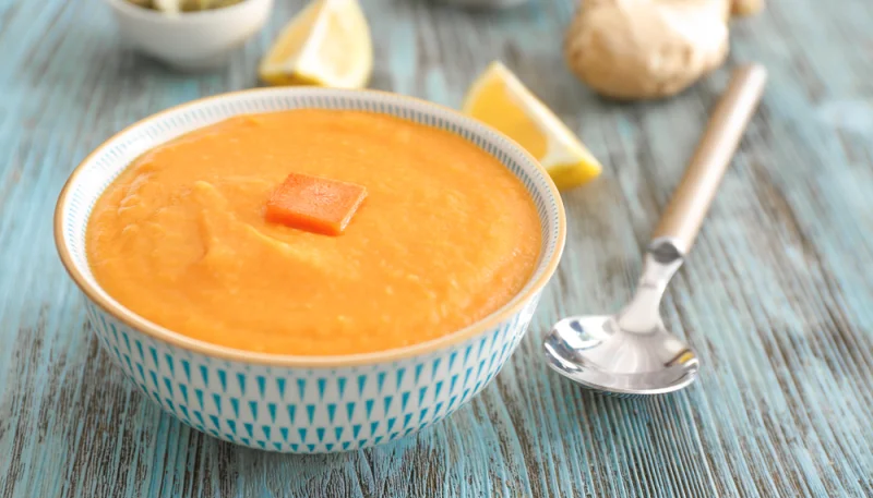 Velouté de carottes au gingembre