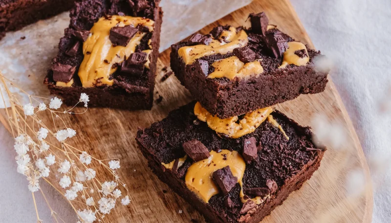 Brownie au beurre de cacahuètes