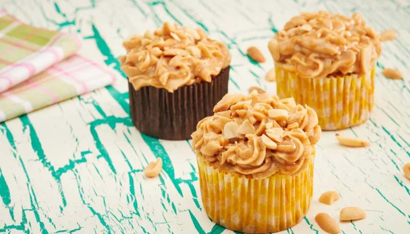 Cupcakes au beurre de cacahuètes
