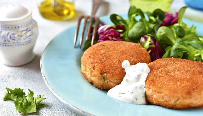 Galettes de saumon à l'aneth