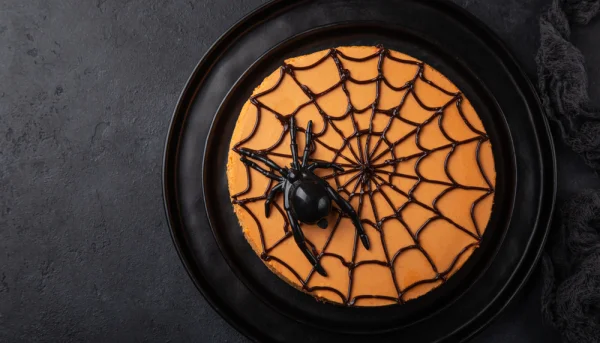 Gâteau araignée d'Halloween