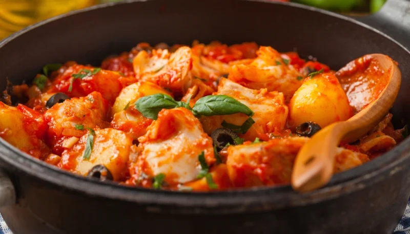 Morue à l'italienne