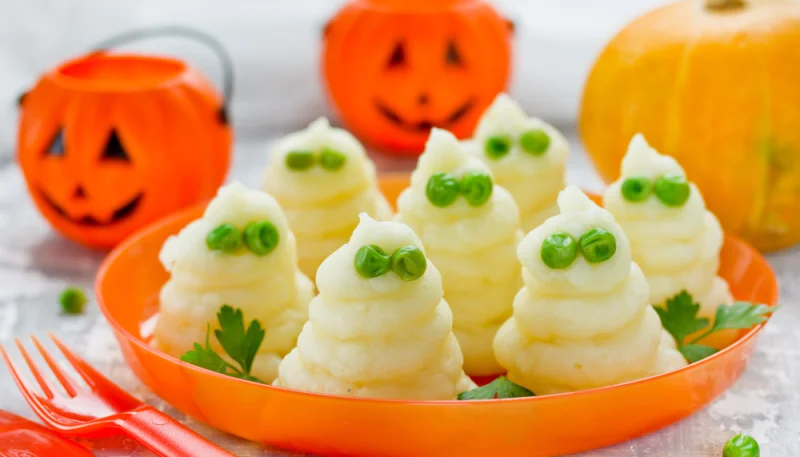 Purée fantôme d’Halloween