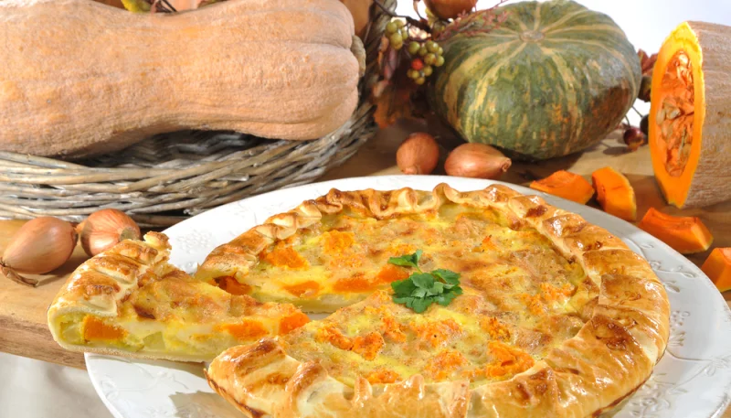 Quiche au potiron d’Halloween