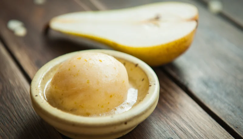 Sorbet poire champagne