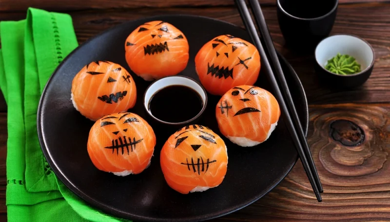Sushis d'Halloween
