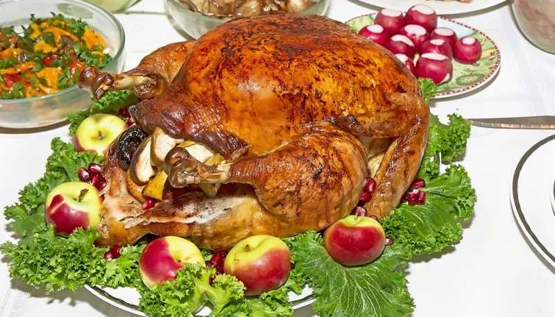 Chapon aux pommes et au cidre