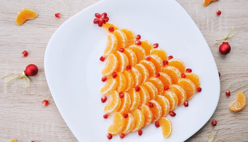 Sapin de Noël à la clémentine